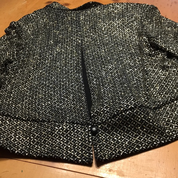 Ronni Nicole Vintage Black & Gold Glitter Blouse - Host Pick - Picture 13 of 16